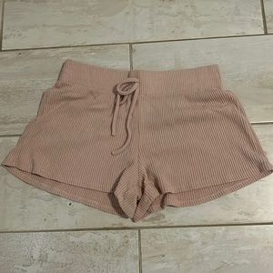 ribbed shorts size small